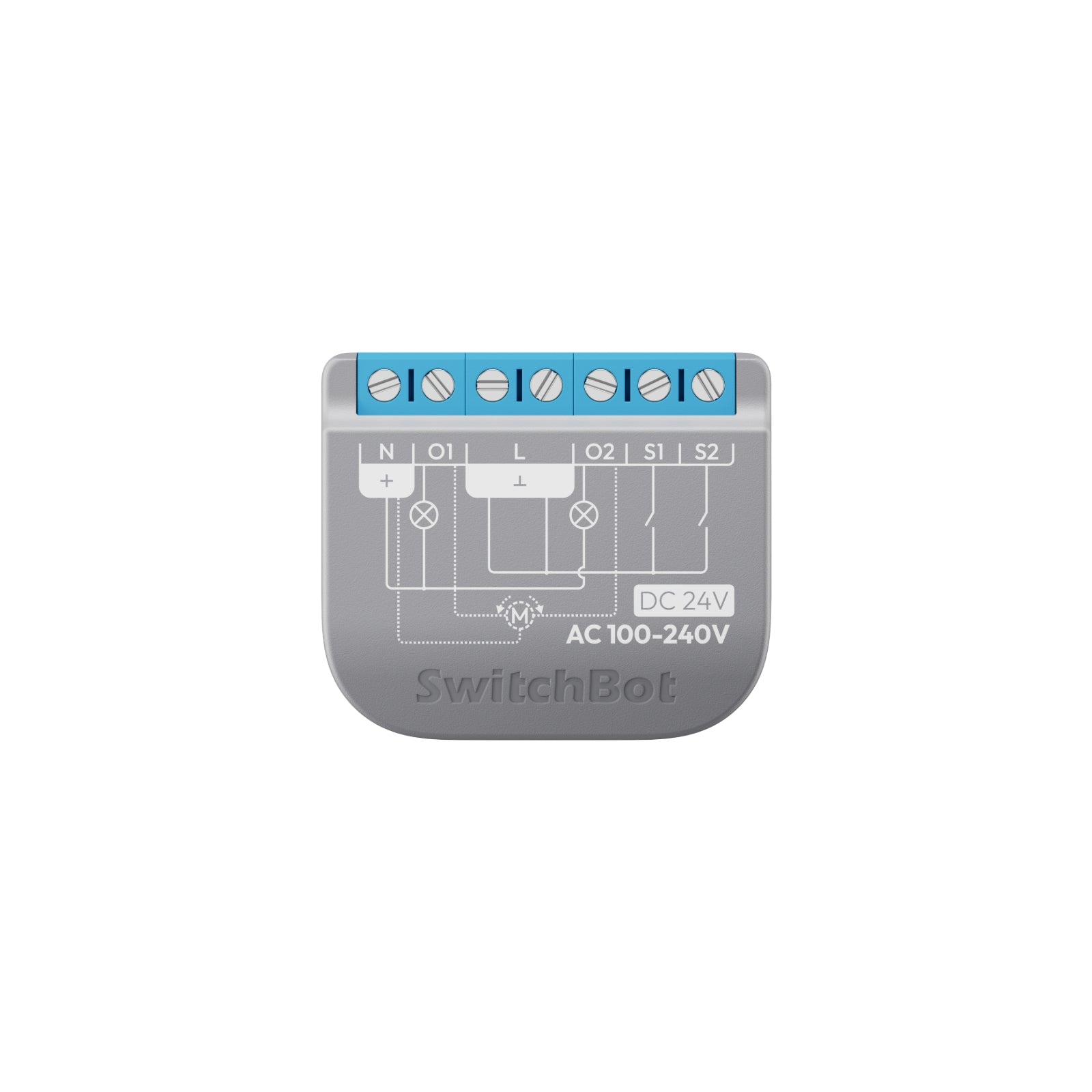 SwitchBot Relay Switch 2PM shown in the original merchant product photo